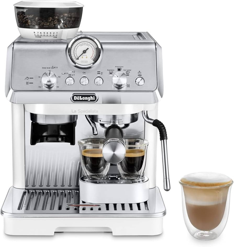 De'Longhi La Specialista Arte EC9155.W, Barista Pump Espresso Machine, Bean to Cup Coffee and Cap... | Amazon (UK)