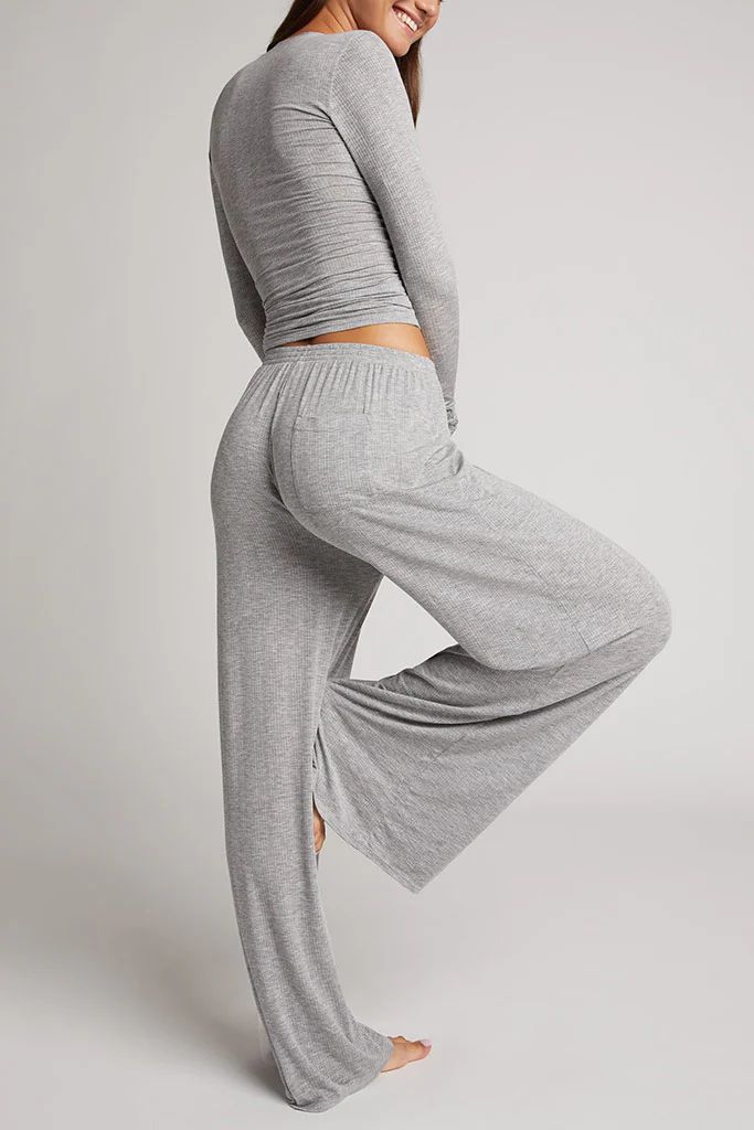Negative | Whipped Track Pant in Heather Grey | Negative Underwear