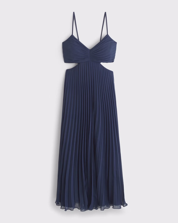 Women's The A&F Giselle Babydoll Cutout Maxi Dress | Women's Dresses & Jumpsuits | Abercrombie.co... | Abercrombie & Fitch (US)