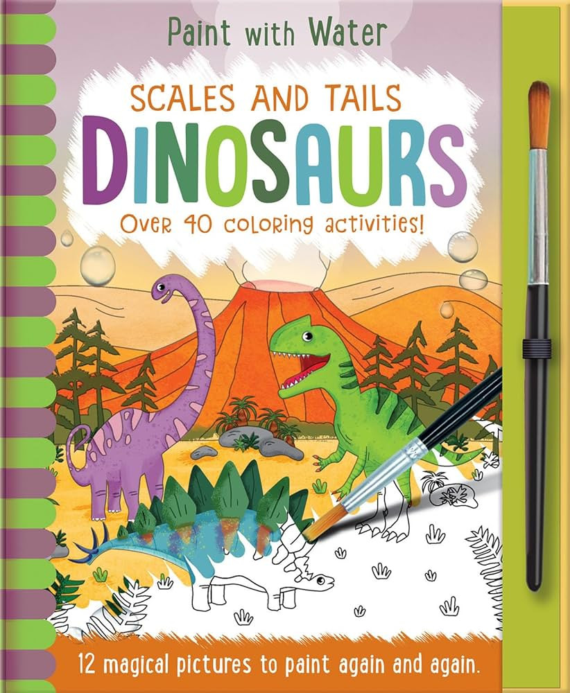 Scales and Tails - Dinosaurs (Paint with Water) | Amazon (US)