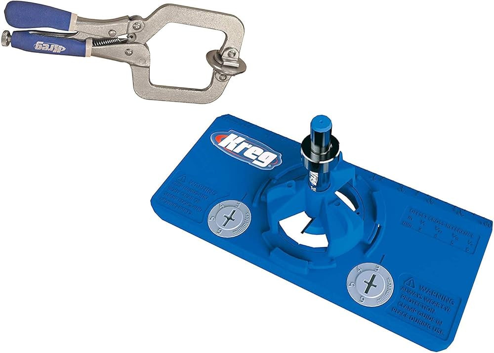 New Kreg Tool Company - Kreg KHI-Hinge Concealed Hinge Jig and Kreg KHC-Premium Face Clamp | Amazon (US)