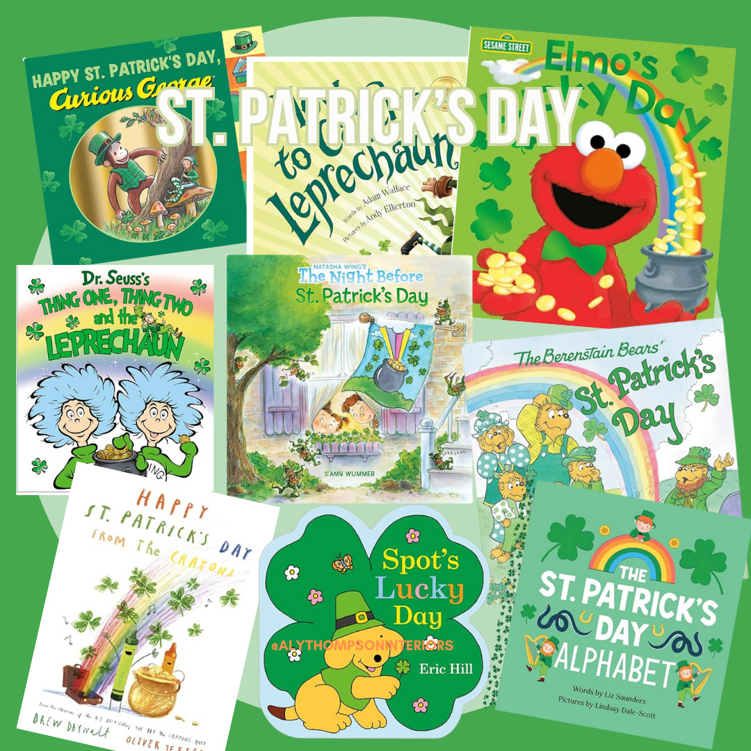 St. Patrick's Day Books | Books for Kids | Books for Toddlers | Holiday Books | St. Patrick's Day Kid Books | Books for Babies | Themed Books | St. Patrick's Day Ideas |  St. Patrick's Day Gifts 

 #LTKSeasonal #LTKBaby #LTKKids