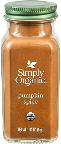Simply Organic Pumpkin Spice, Certified Organic, Kosher | 1.94 Ounce (Pack of 1) | Organic Nutmeg... | Amazon (US)