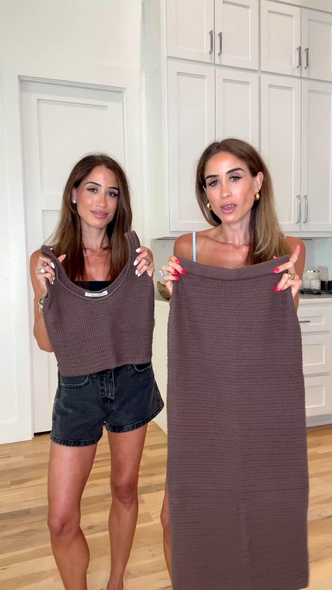 Brown crochet matching skirt and top set size xxs code AFSUMMER 
Vacation outfit idea

#LTKPetite #LTKSaleAlert
