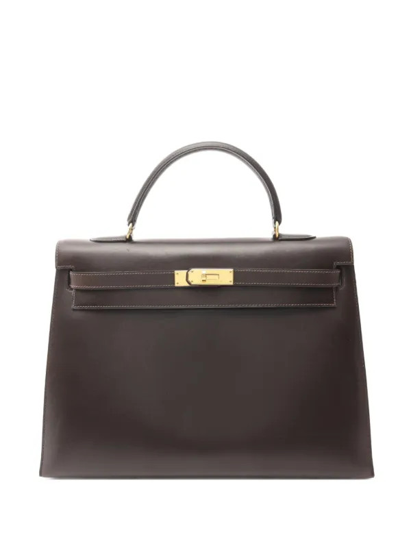 Hermès Pre-Owned 1995 Kelly 35 Handtasche | Braun | FARFETCH DE | Farfetch Global