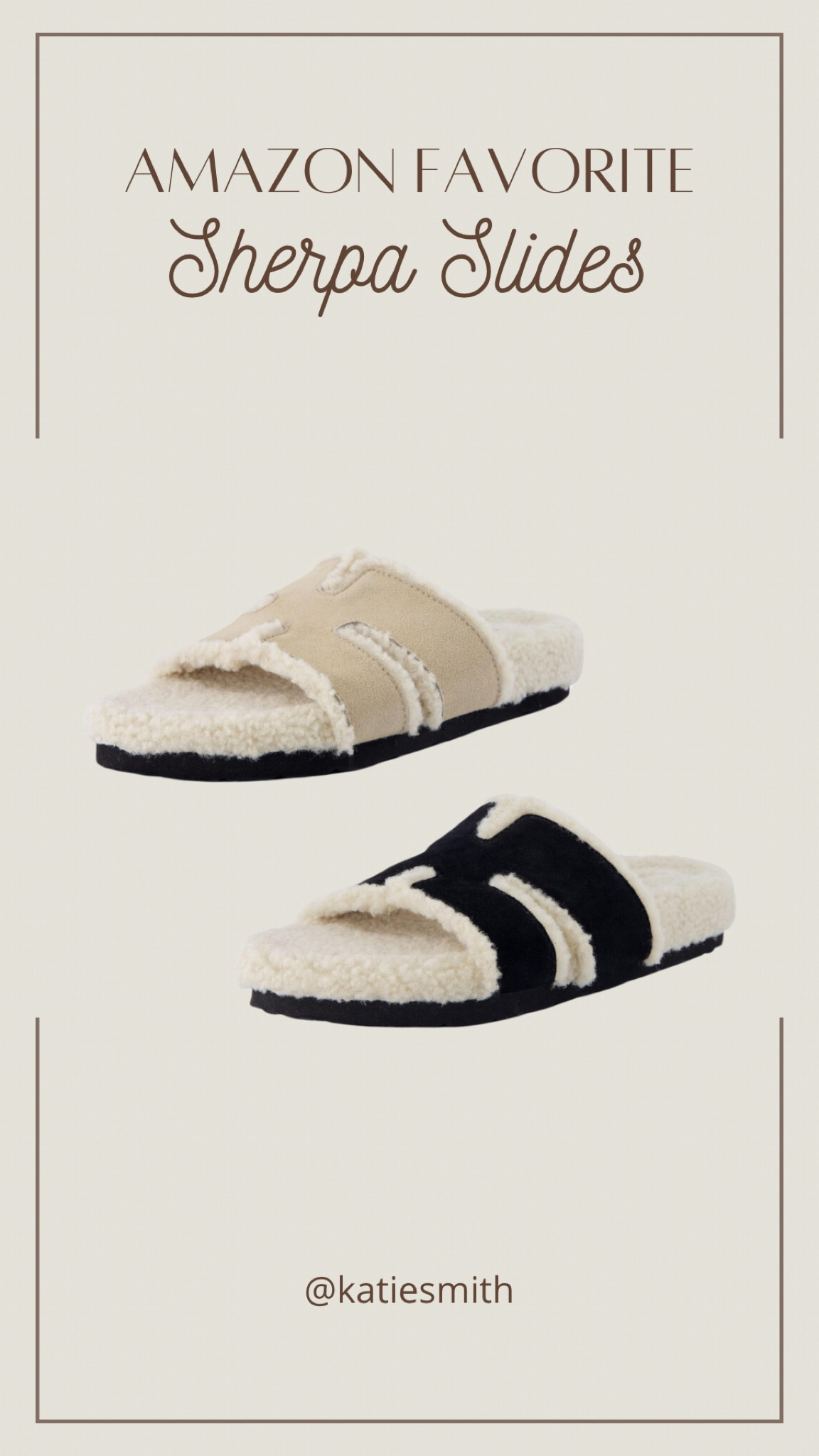Amazon Sherpa slides!

Amazon | Sherpa slides Amazon | slippers | cute slippers | Sherpa slippers | open toe slippers | fuzzy slippers | slippers for women

#LTKSeasonal #LTKstyletip #LTKfindsunder50