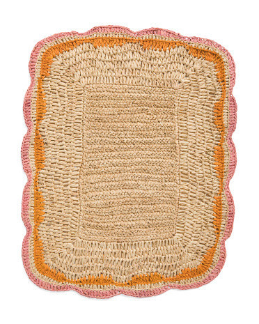 Raffia Garden Party Rectangular Placemat | Marshalls
