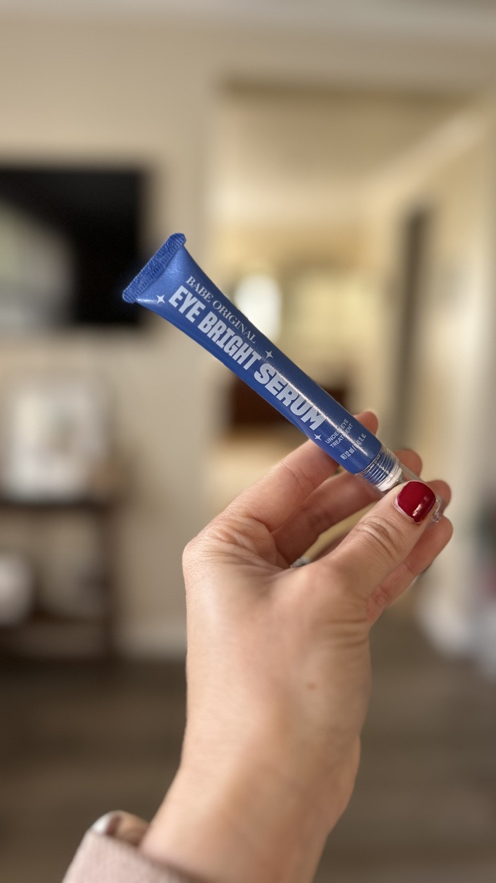 @babeoriginal
Love this eye serum. Cools, soothes, brightens, depuffs. All the things. And it’s affordable! A big thing for me. It has joined the family of things I use on a regular basis. Highly recommend.

#LTKBeauty #LTKOver40 #LTKselfcare