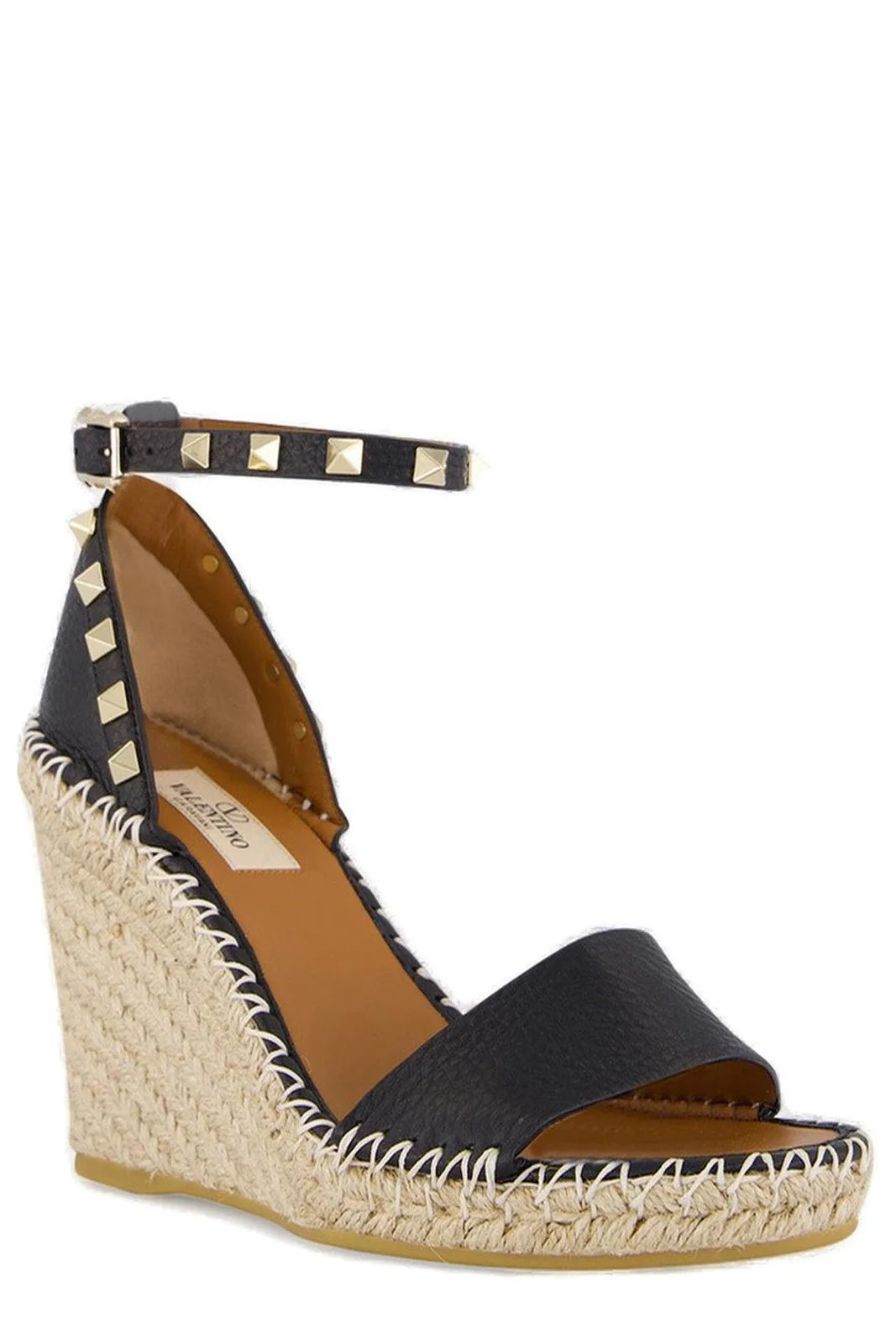 Valentino Garavani Double Rockstud Wedge Sandals | Cettire Global