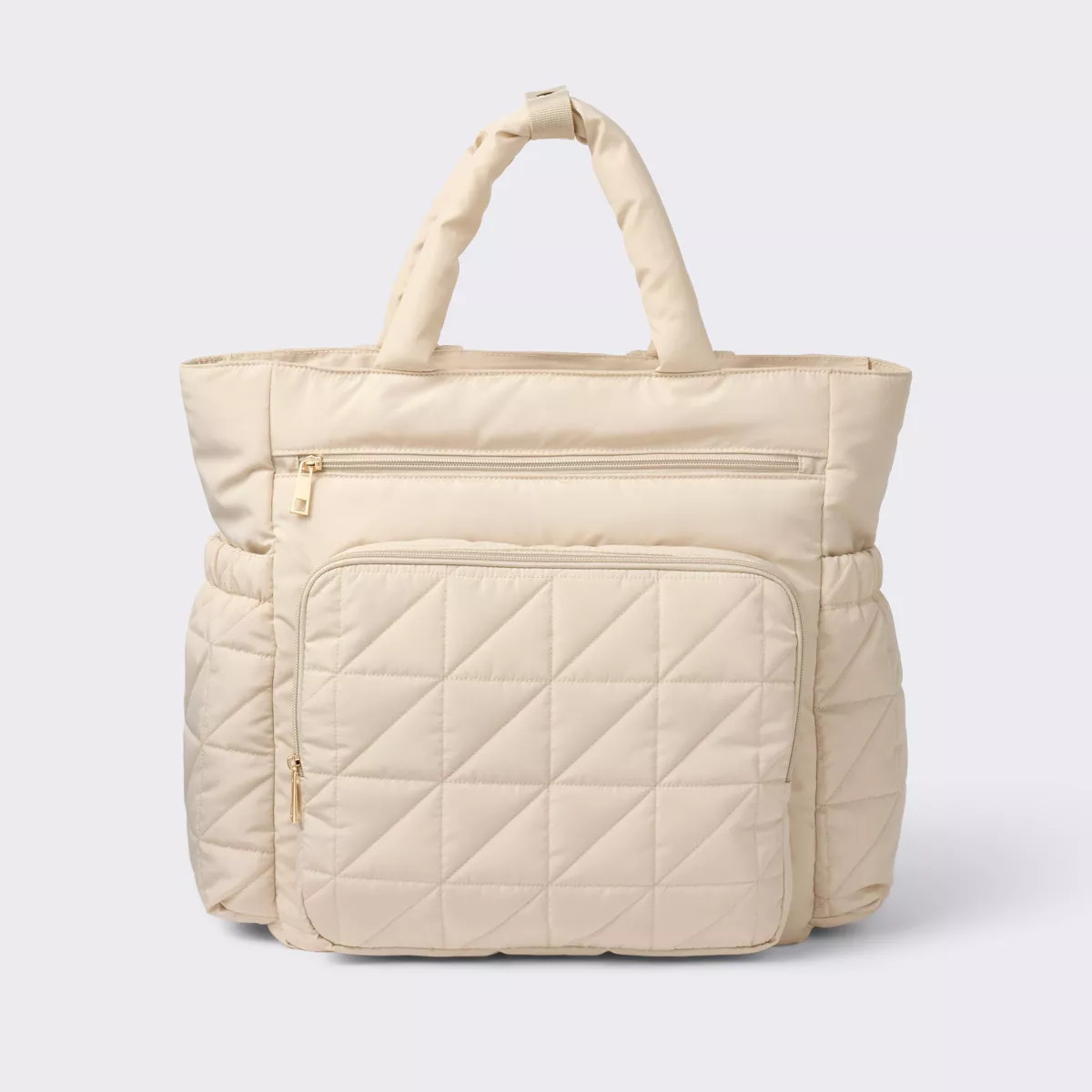 Quilted Diaper Backpack Tote - Black - Cloud Island™ | Target