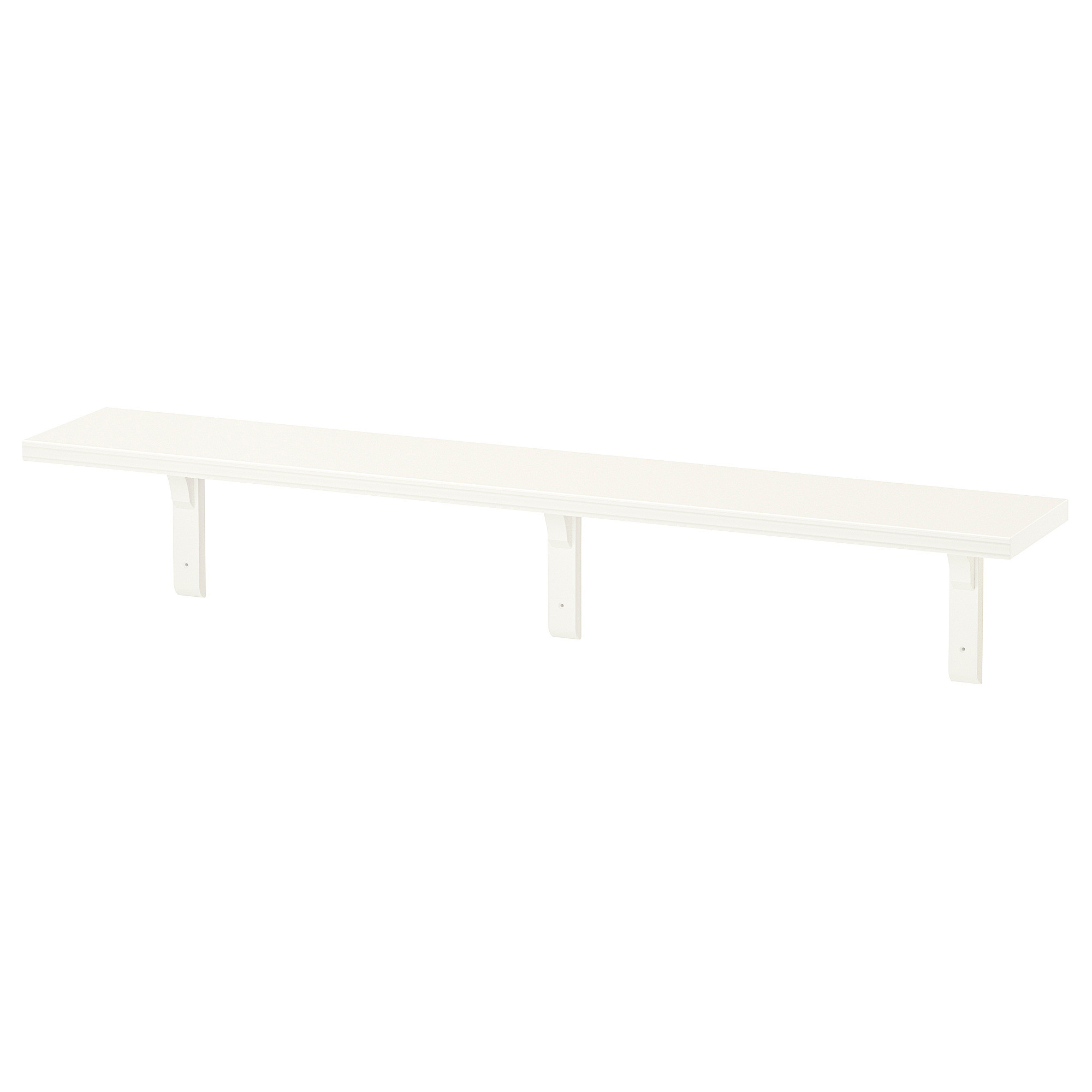 BERGSHULT / RAMSHULT Wall shelf, white, 47 1/4x7 7/8 " | IKEA US