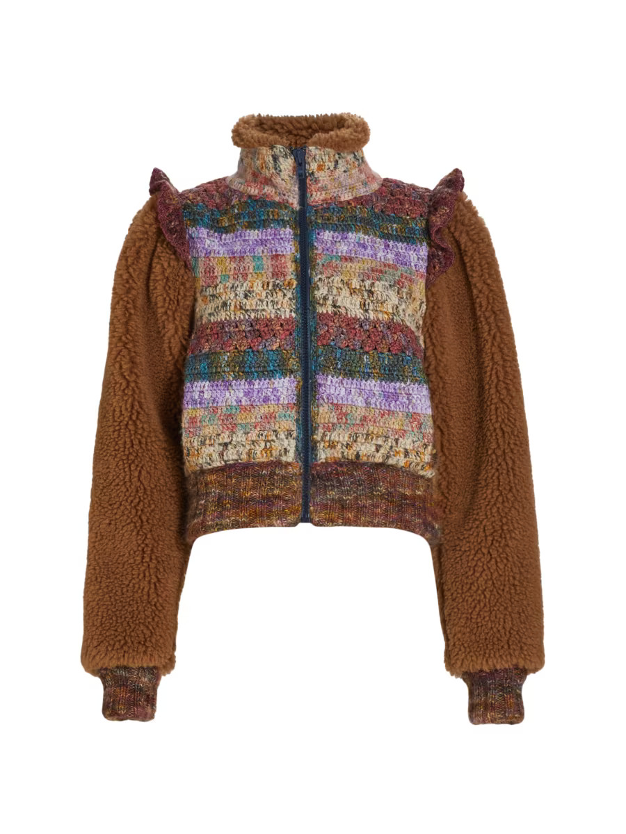 Felicity Crochet Combo Jacket | Saks Fifth Avenue