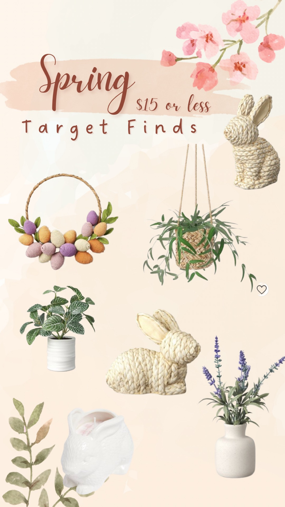 Target Spring Finds 

#LTKhome #LTKSale #LTKSeasonal