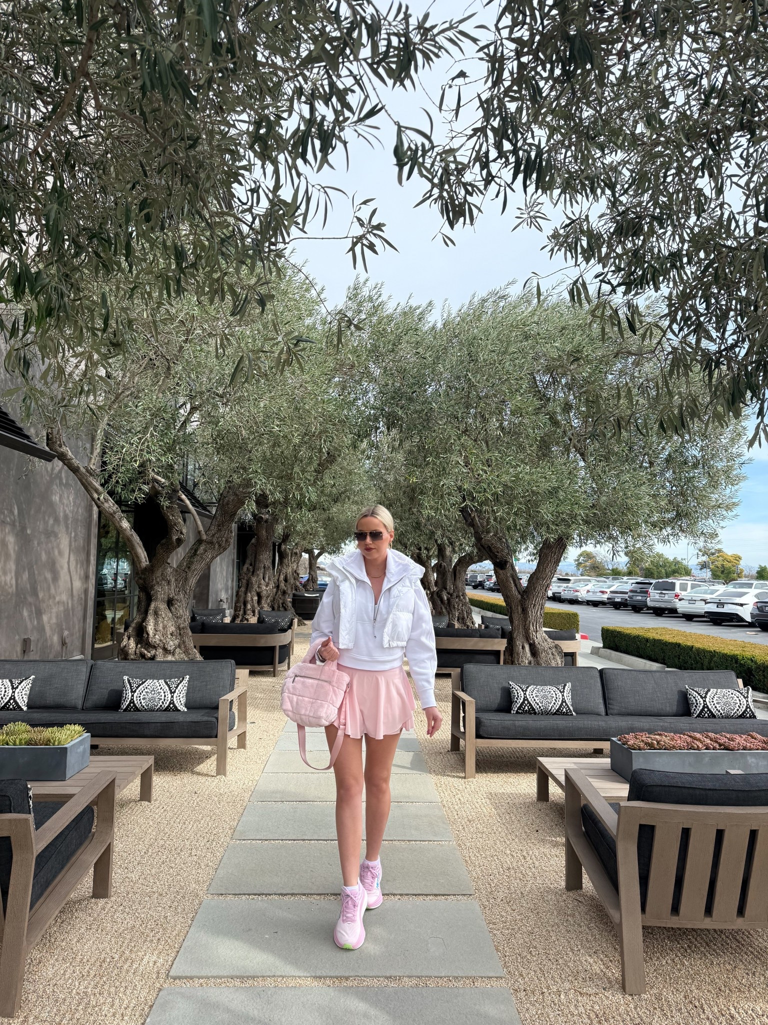 Vest, sweatshirt, and skirt are old Lululemon pieces- linking some dupes below!

Sweatshirt: XS/S
Skirt: 4
Sneakers: 9.5

#LTKStyleTip #LTKActive