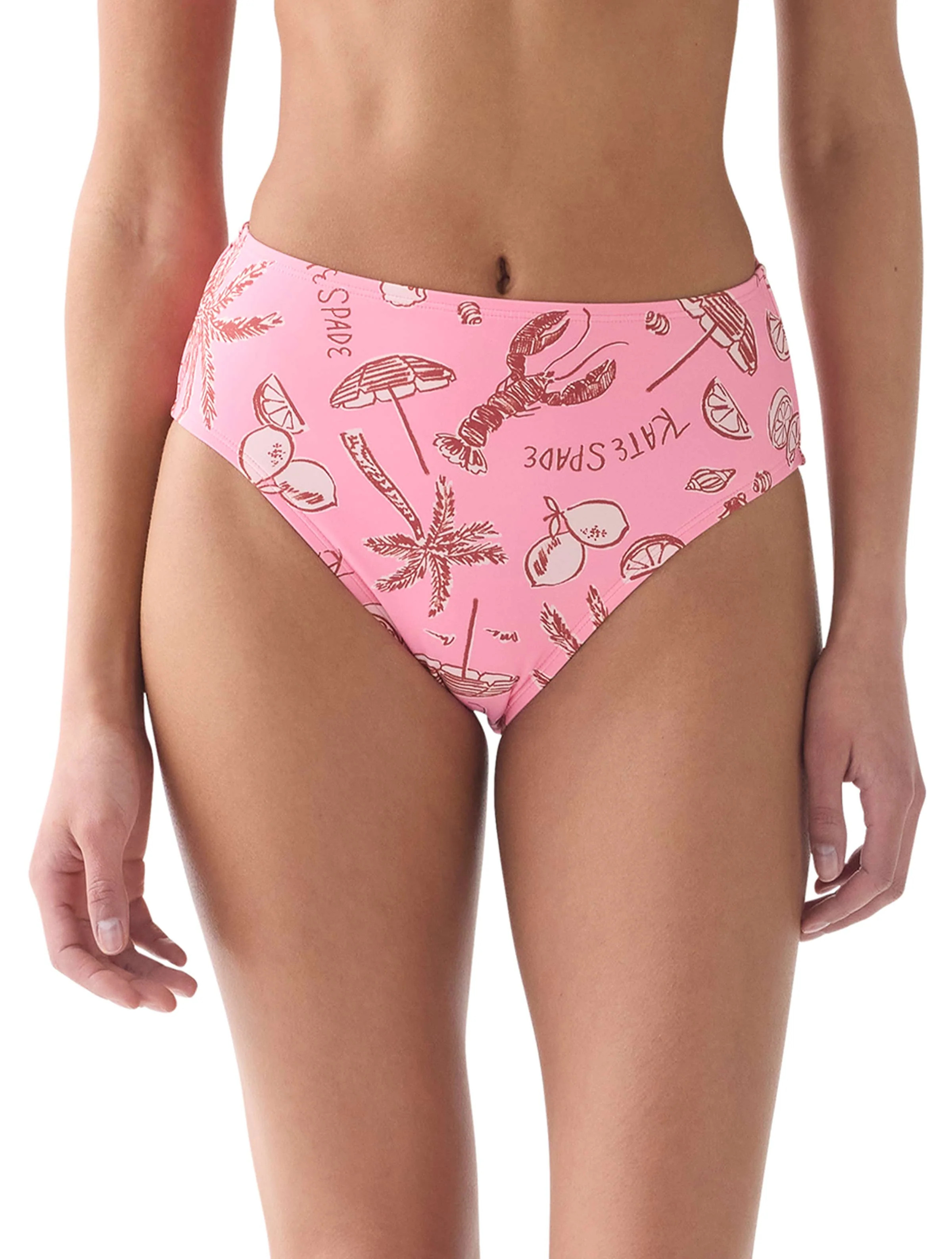 kate spade new york High Leg Bikini Bottom - Beachside | Beach2Ocean