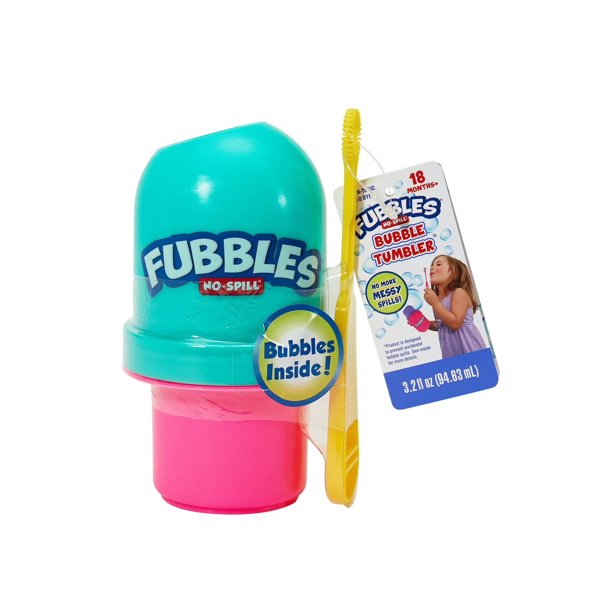 Little Kids Inc. Fubbles No-Spill Bubble Tumbler. Ages 3 & up | Walmart (US)