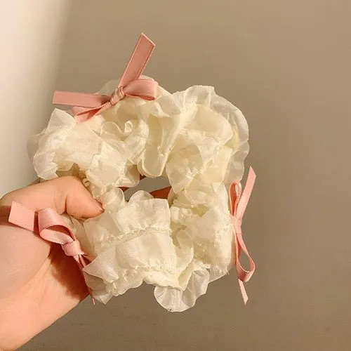 Show Mind - Ribbon Lace Scrunchie | YesStyle | YesStyle Global