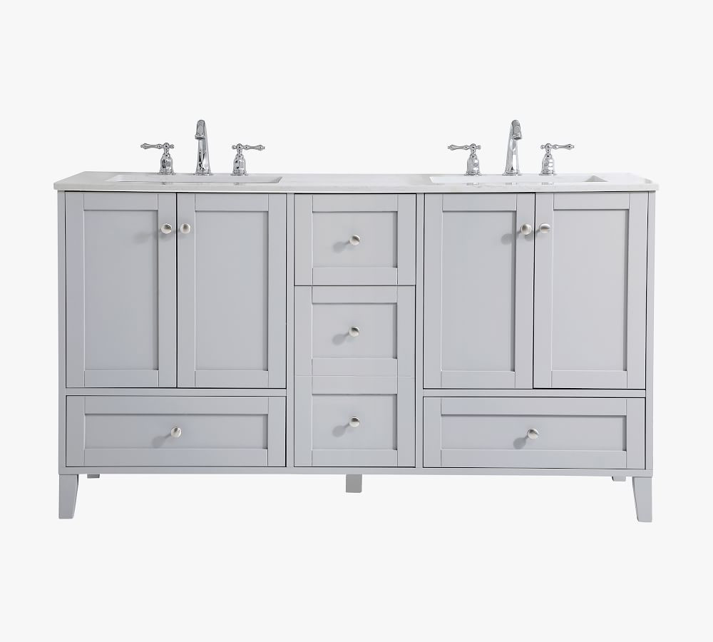 Moro 60" Double Sink Vanity | Pottery Barn (US)