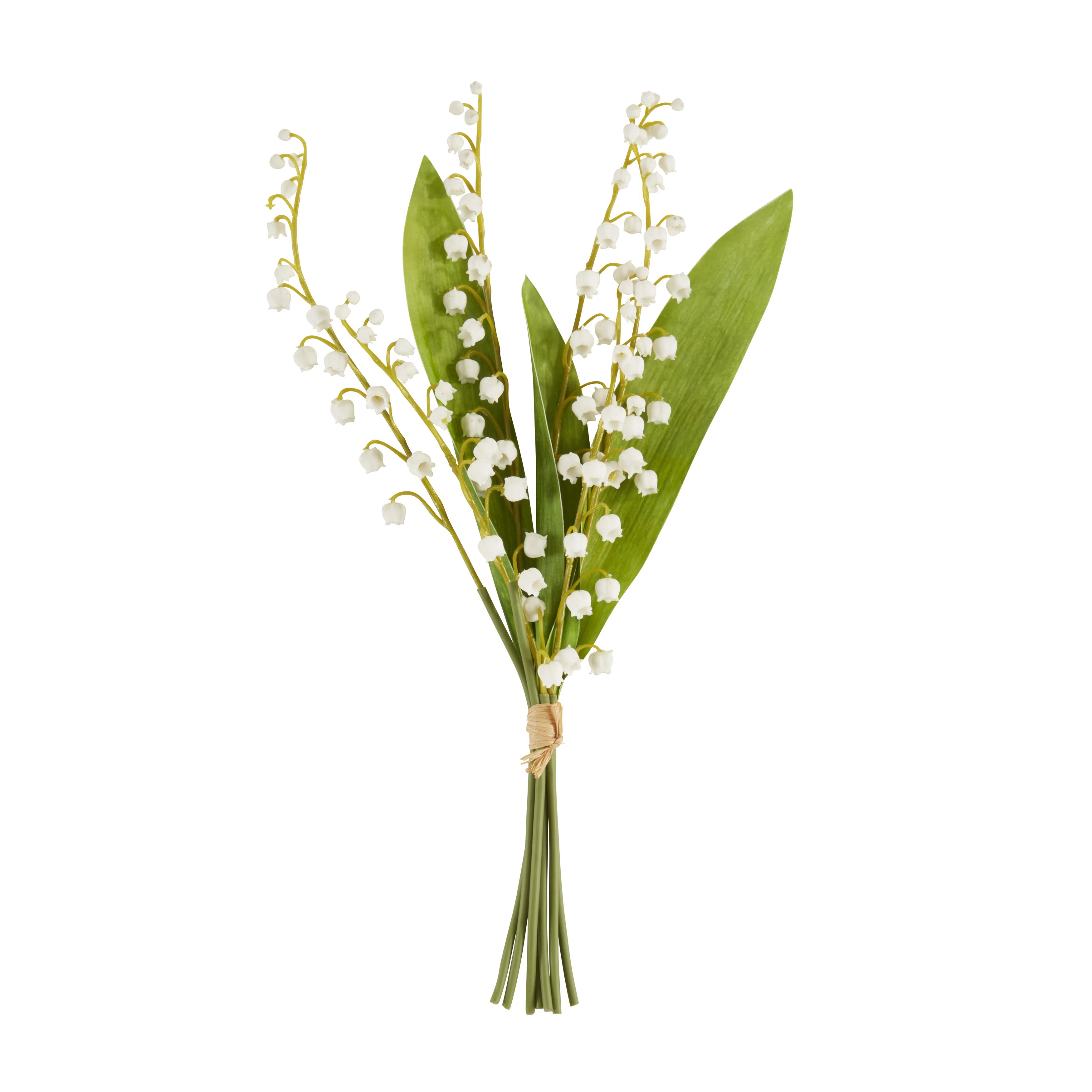 Lily of the Valley Bunch Floral Accent (Set of 12) (Set of 12) | Wayfair North America