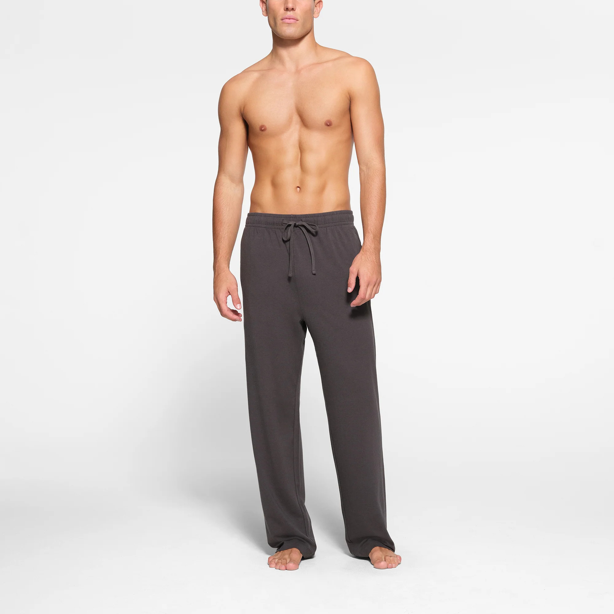 SKIMS Mens Relaxed Straight Leg Pant | Grey | 4XL | Jersey Lounge | SKIMS (US)