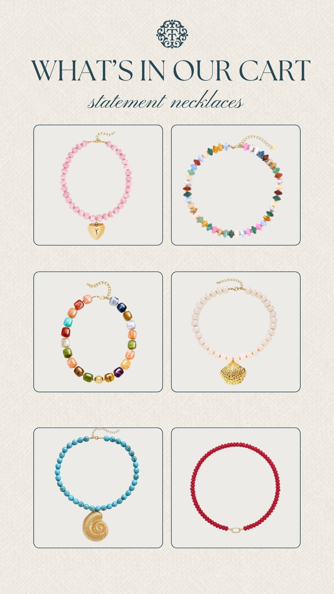 Statement necklaces are currently filling our Amazon cart! These are the perfect way to add a pop of color to any outfit. Plus, all of these are under $25!

#LTKootd #LTKgrwm #LTKdayinmylife