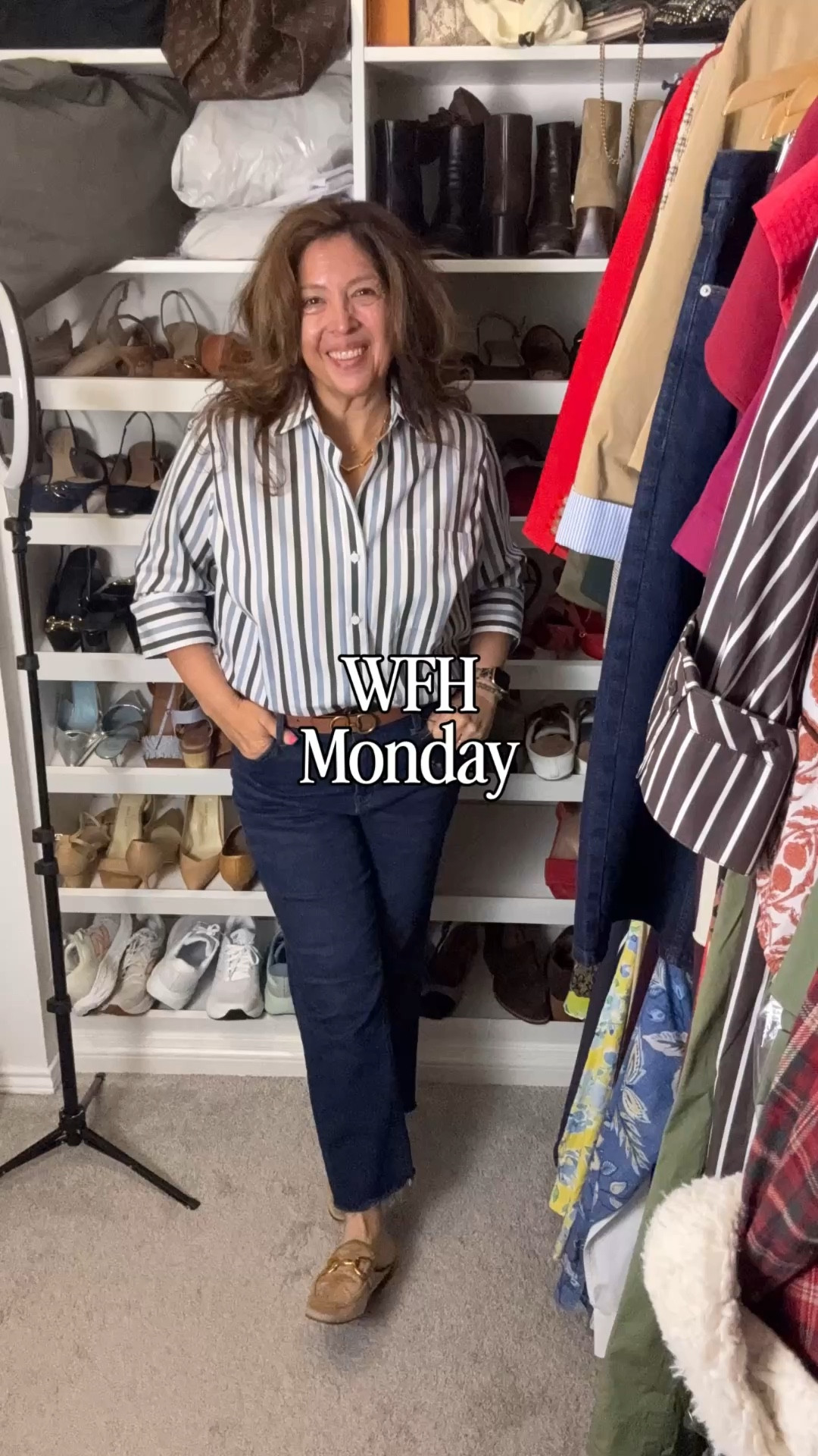 I am working from home today but I still want to feel and look polished and put together. 
Wearing a top from Madewell (huge sale right now) and vintage jeans from JCrew  

#LTKSaleAlert #LTKootd #LTKgrwm