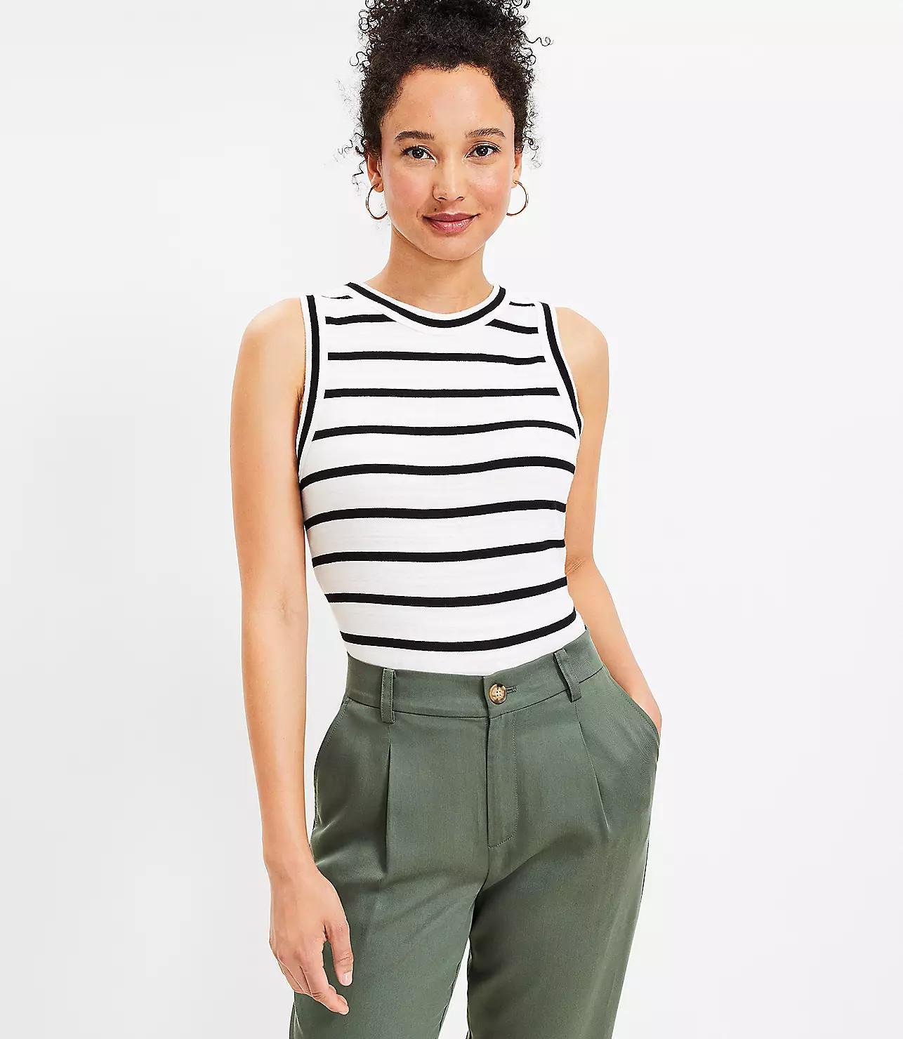 Striped Harbor Tank Top | LOFT