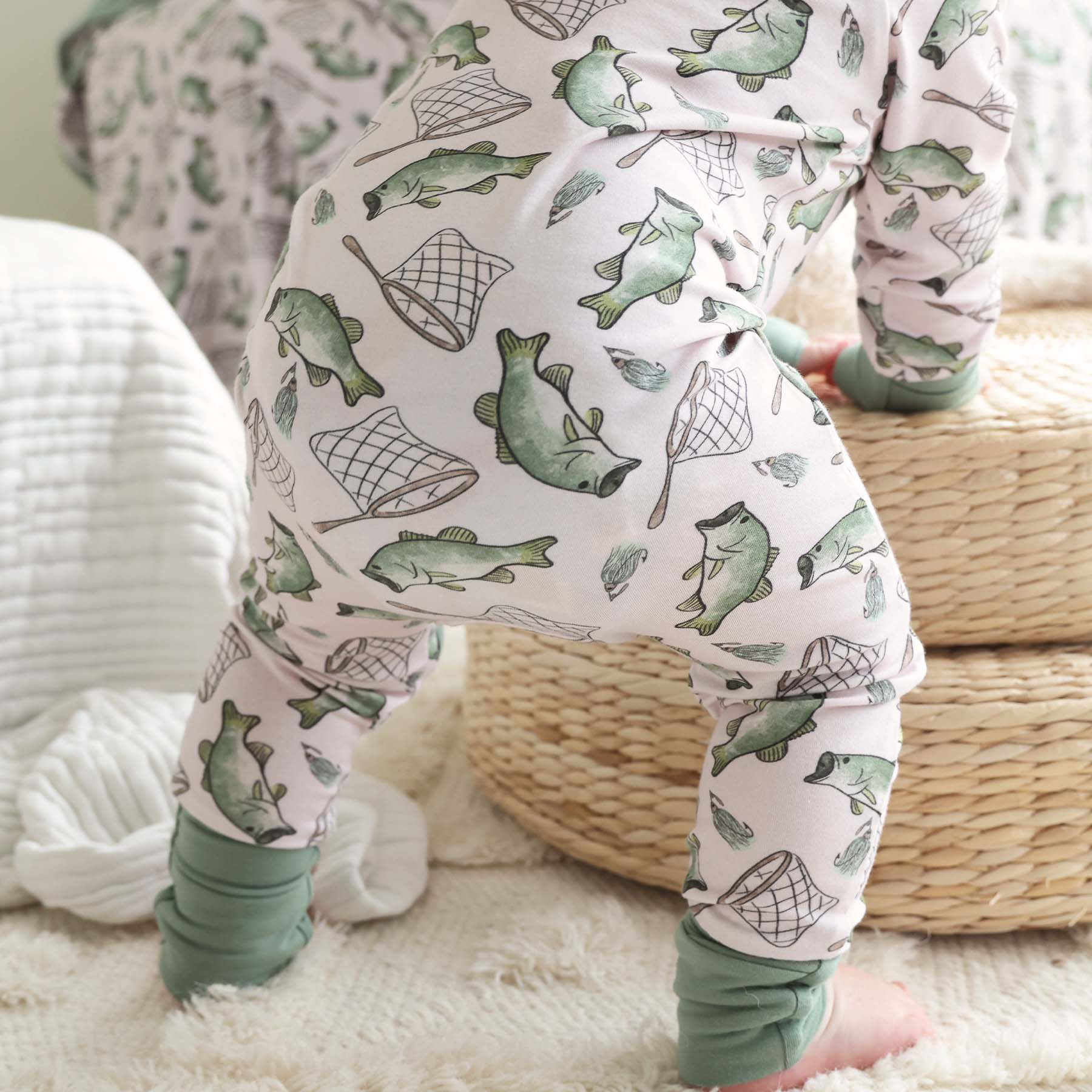 Bass Buddies Convertible Zip Romper | Caden Lane