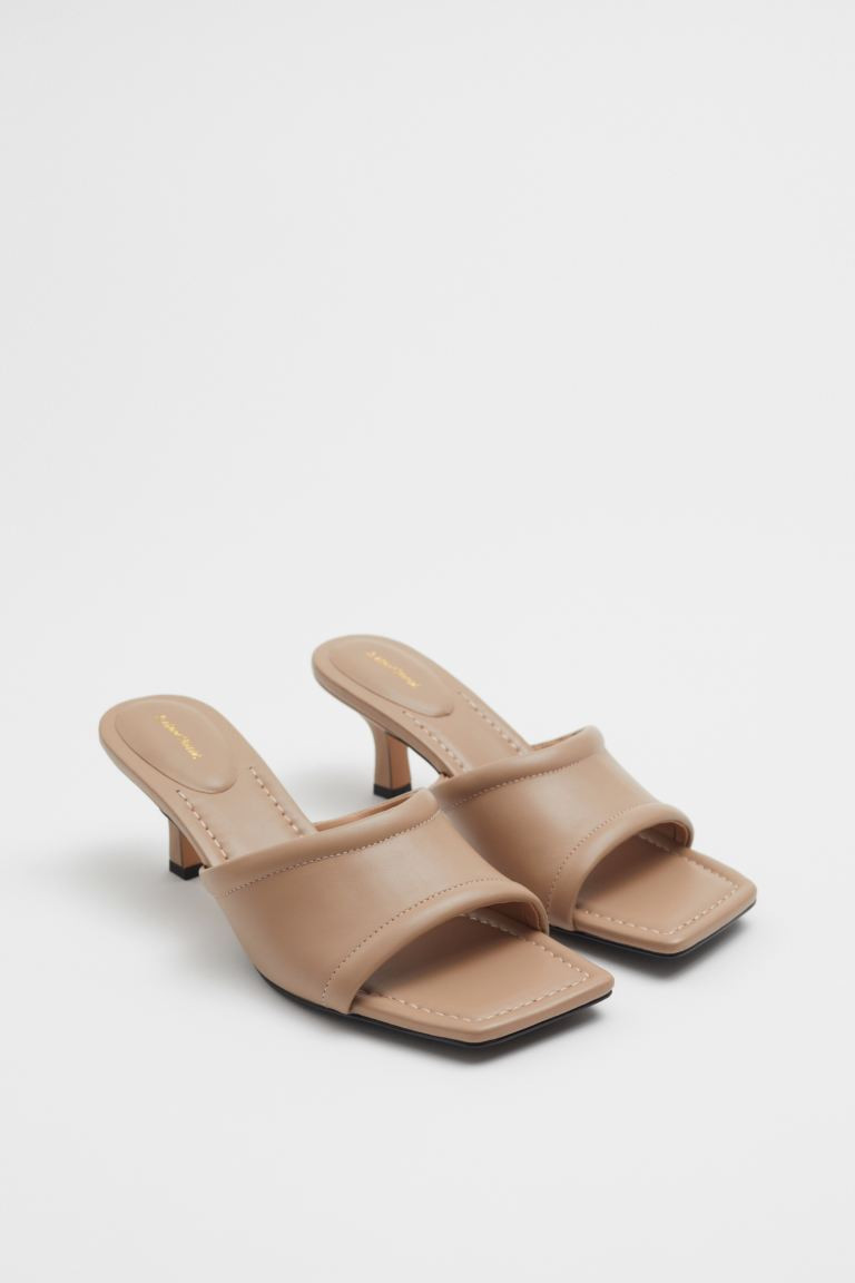 Soft Leather Mules | H&M (UK, MY, IN, SG, PH, TW, HK)