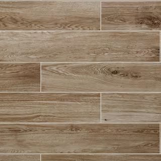 Daltile Trace Meadow 6 in. x 36 in. Golden Brown Glazed Porcelain Floor and Wall Tile (14.5 sq. f... | The Home Depot