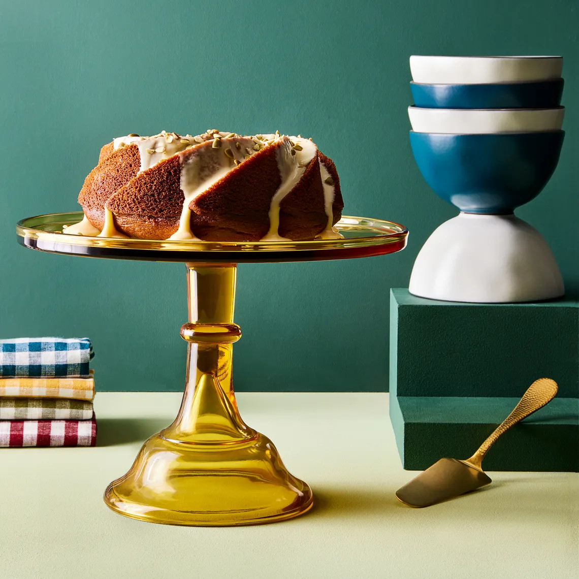 Mosser Colored Glass Cake Stand | Food52