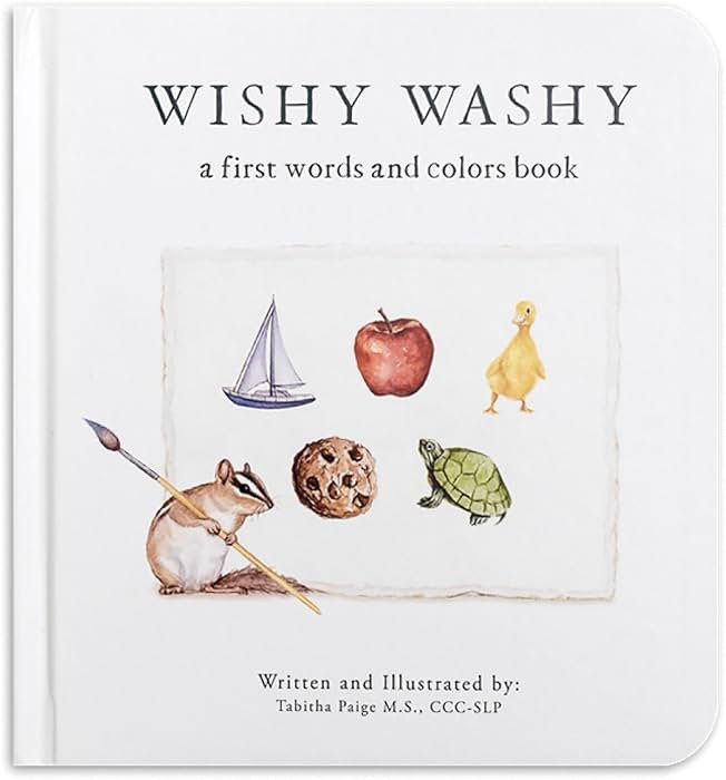 Wishy Washy: A Board Book of First Words and Colors for Growing Minds | Amazon (US)