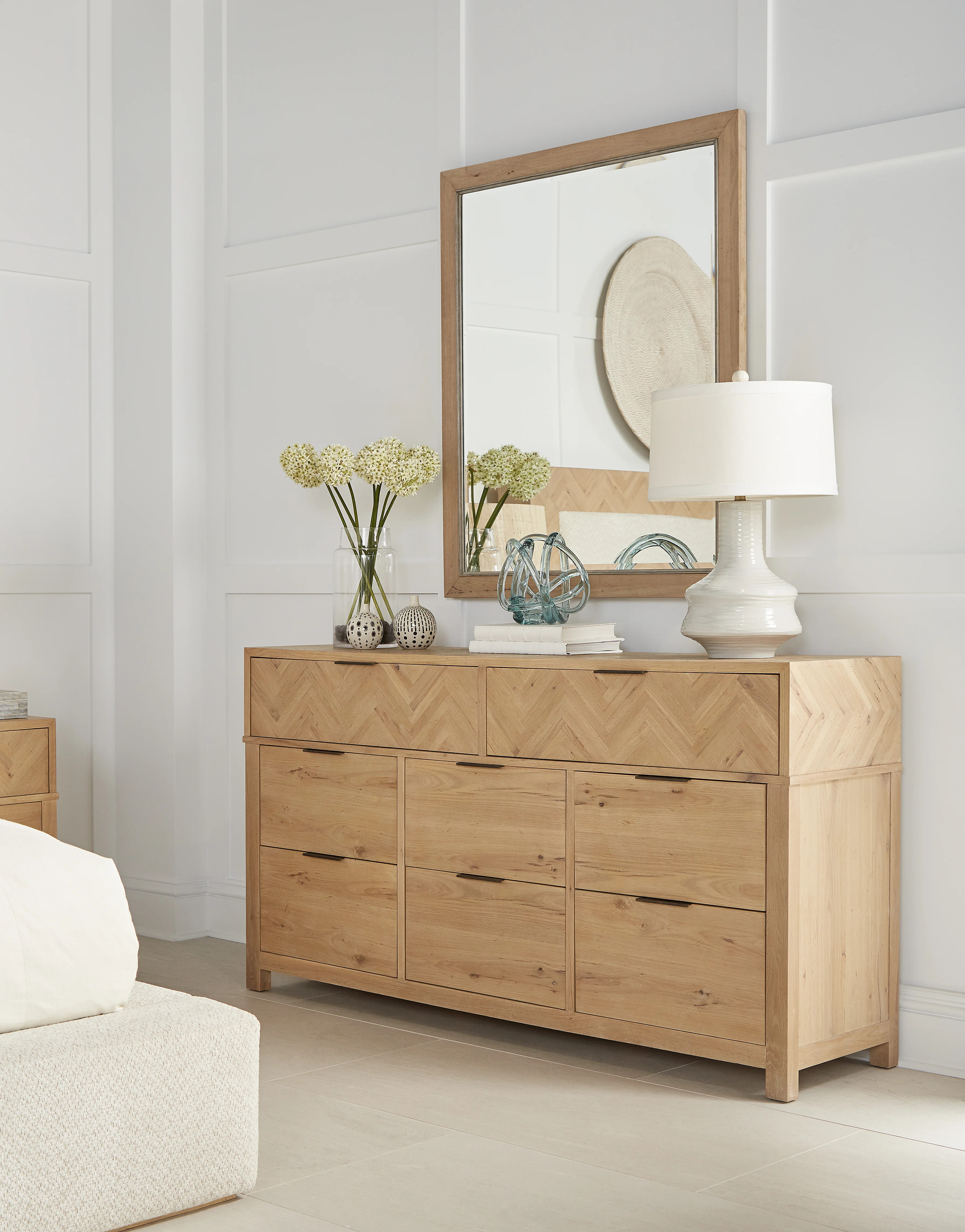 Keenyah 8 Drawer 70.5" Wide Solid Wood Dresser | Wayfair North America