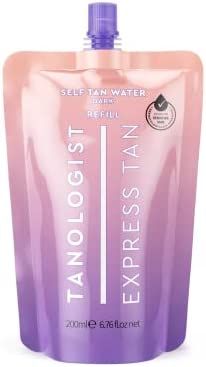 Tanologist Express Self Tan Water Refill, Dark - Hydrating Sunless Tanning Water, Vegan and Cruel... | Amazon (US)