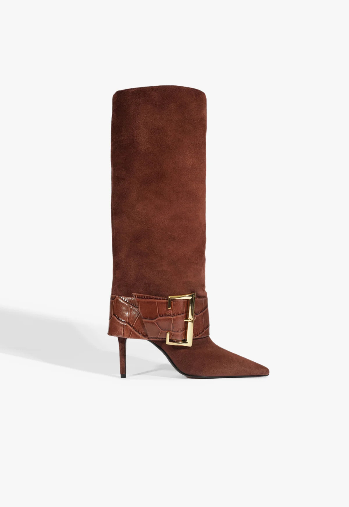 Brown Suede Boot Beatrix | SCHUTZ | Schutz (US)