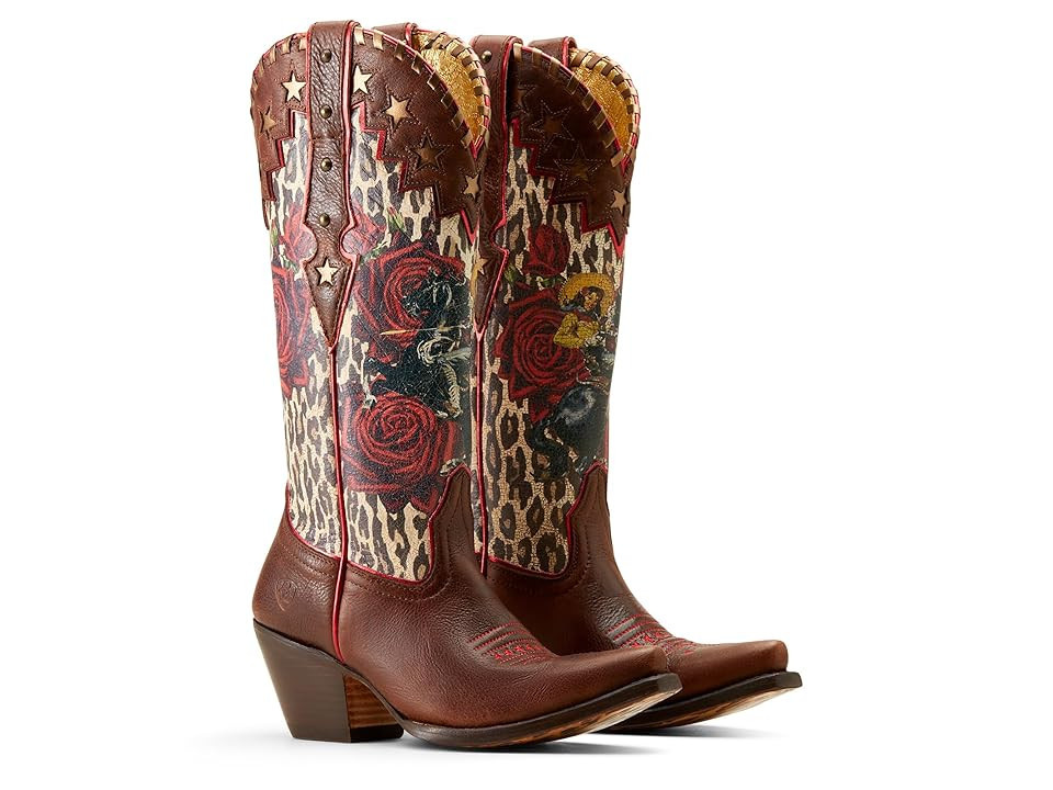 Ariat X Toe Rodeo Quincy Western Boots Women's Shoes Deep Mahogany : 7.5 B - Medium, Leather | Zappos