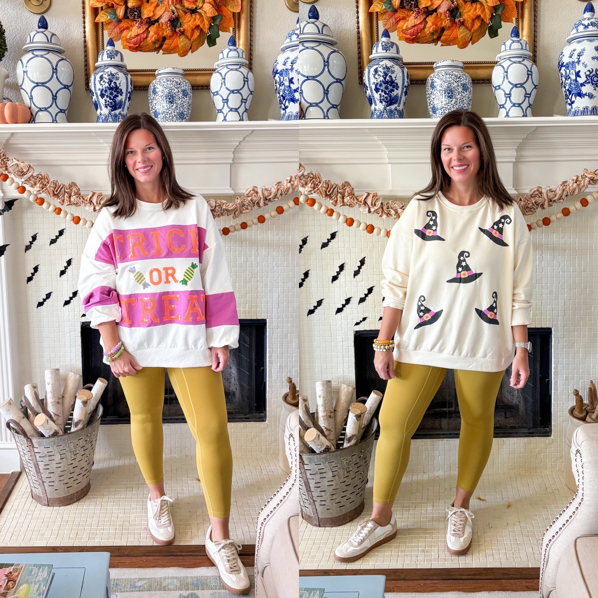 Comfy ✔️ Cute ✔️ Ready for Halloween ✔️ 

Trick-or-Treat: XL
Witch Hats: XXL
Leggings: wearing an XL, but I ordered a XXL to try
*I’m 5’4, 180 lbs, size 14

#LTKMidsize #LTKHalloween #LTKFindsUnder50