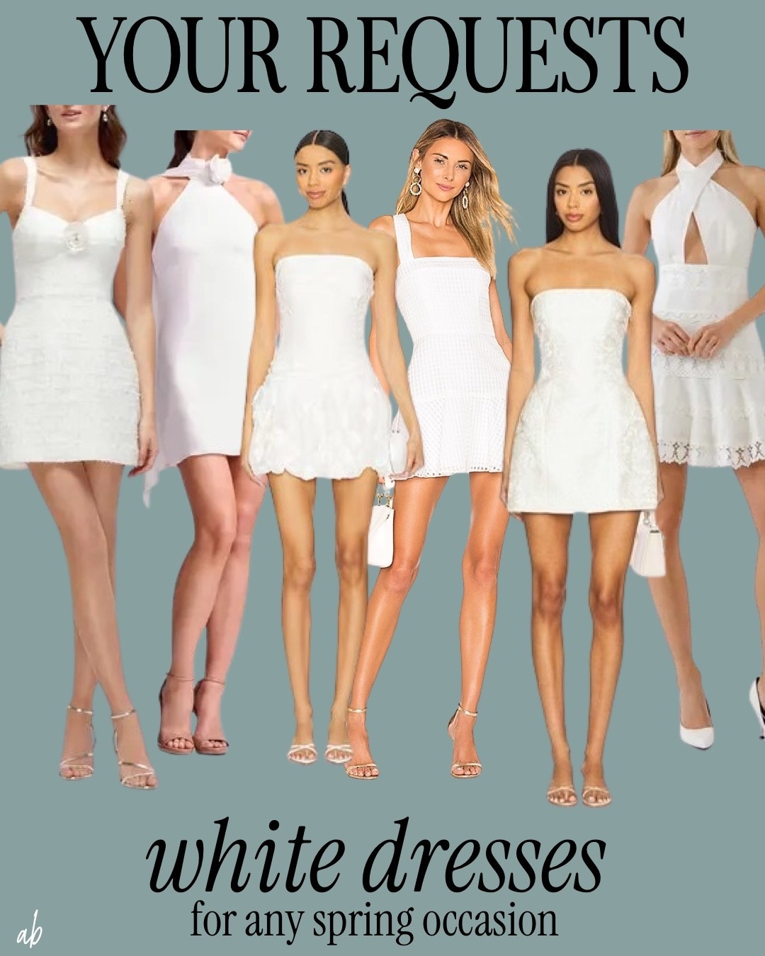 White short dresses for graduation, brides, and more 

#LTKSeasonal #LTKPetite #LTKWedding