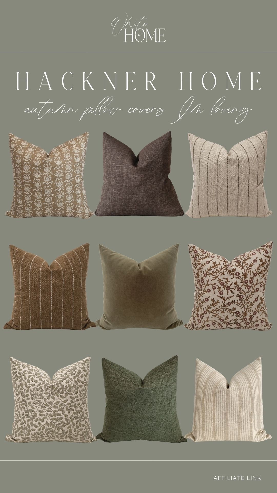 The prettiest new throw pillow arrivals from Hackner Home! High-quality, gorgeous unique patterns, and warm earthy tones. Use code STYLE10 to save on orders over $199!!

#LTKHome #LTKSaleAlert