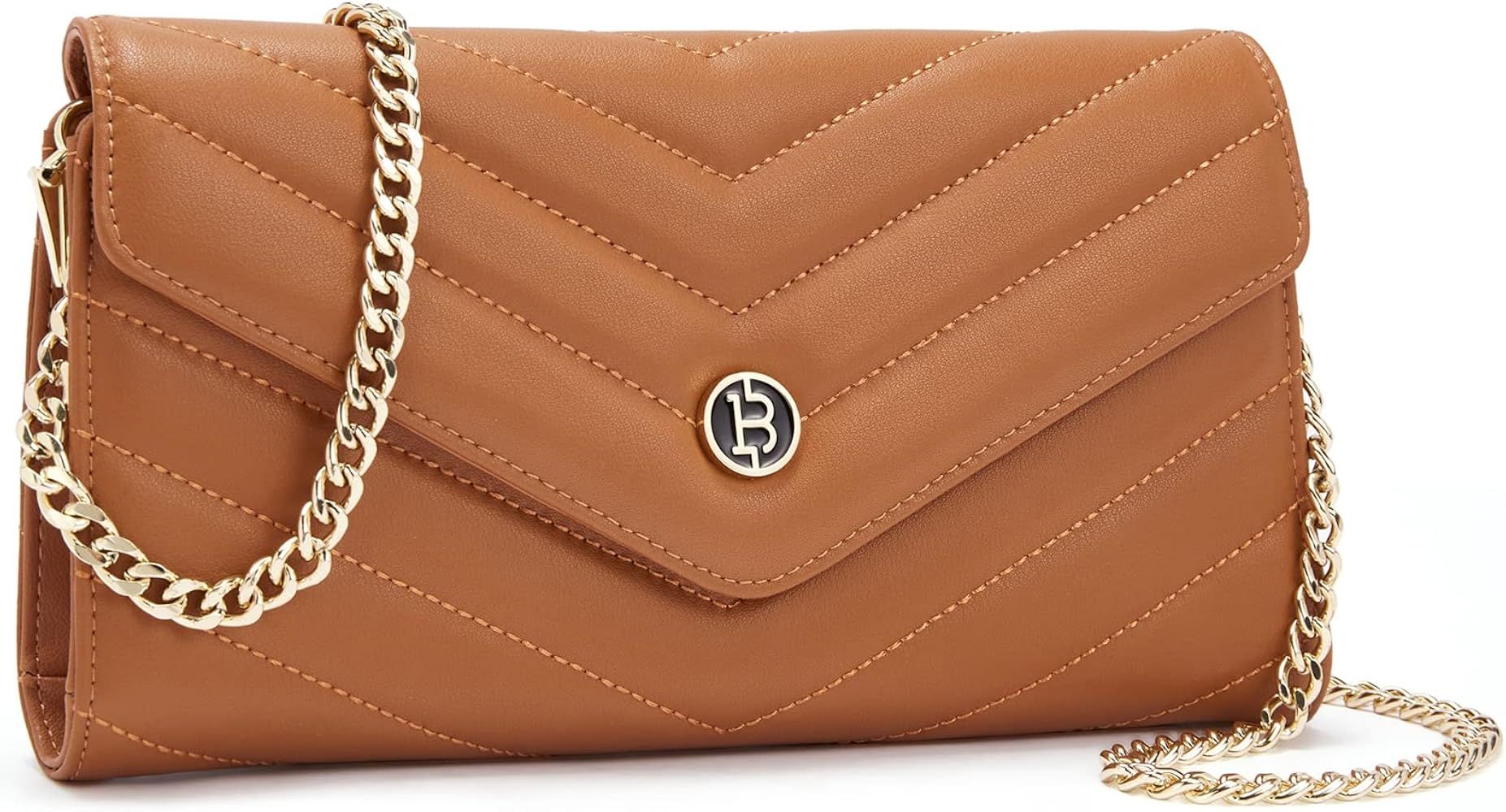 BOSTANTEN Shoulder Bags for Women Genuine Leather Designer Purses Handbags Small Top Handle Satchel  | Amazon (US)