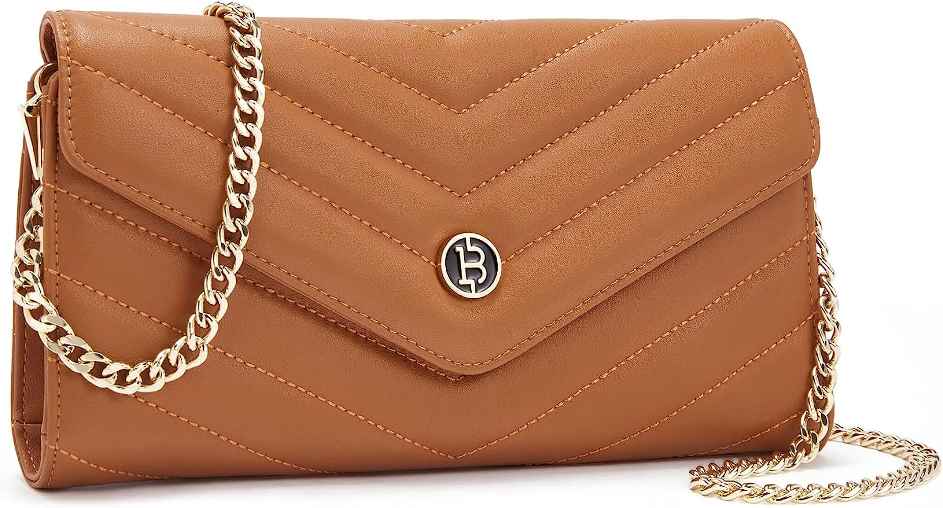 BOSTANTEN Shoulder Bags for Women Genuine Leather Designer Purses Handbags Small Top Handle Satchel  | Amazon (US)