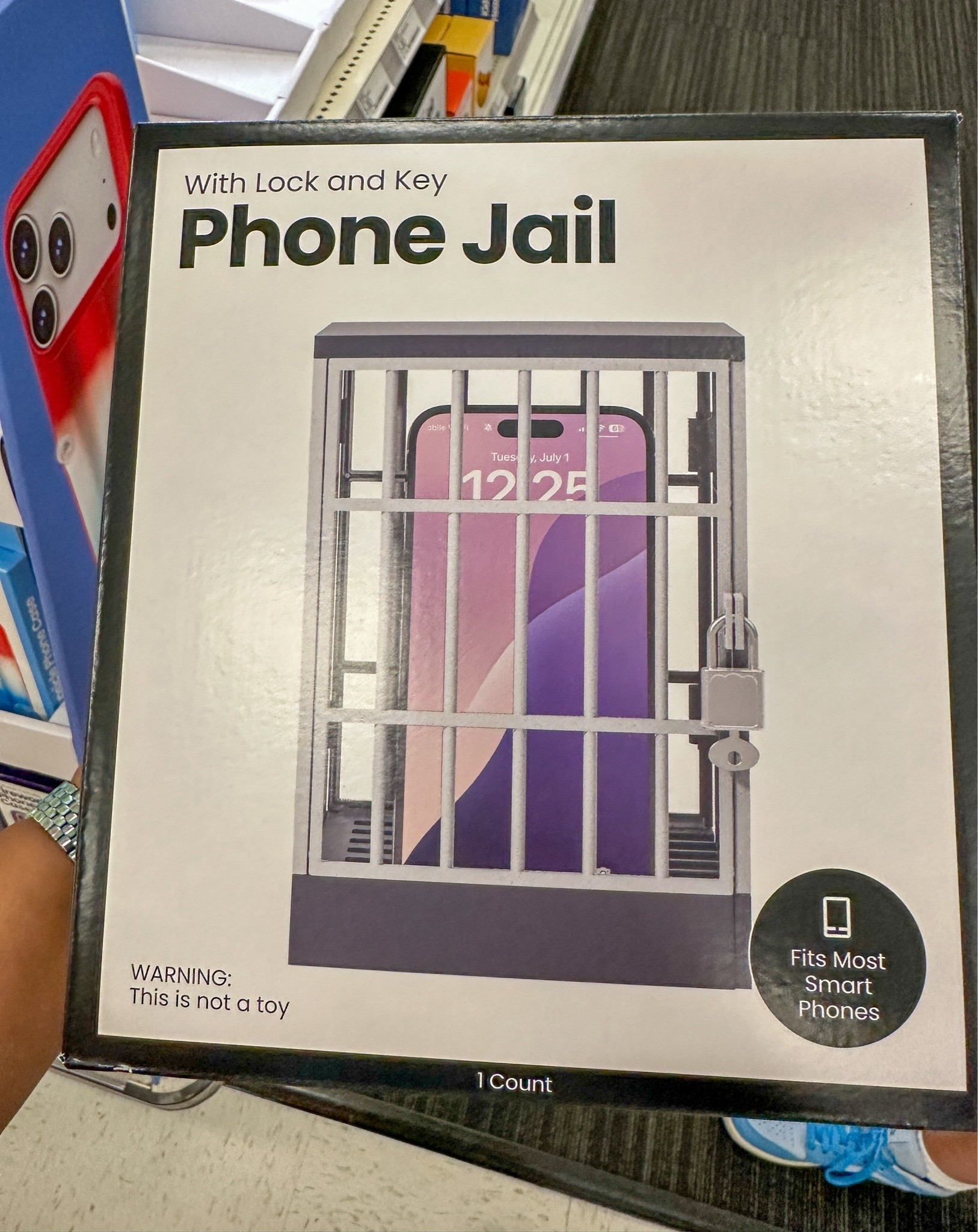 GEMS Phone Jail when you need to take your kids phone for a little while or for at night. #phonejail #phones