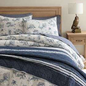 Boxter Stripe Organic Sheet Set | Pottery Barn Teen