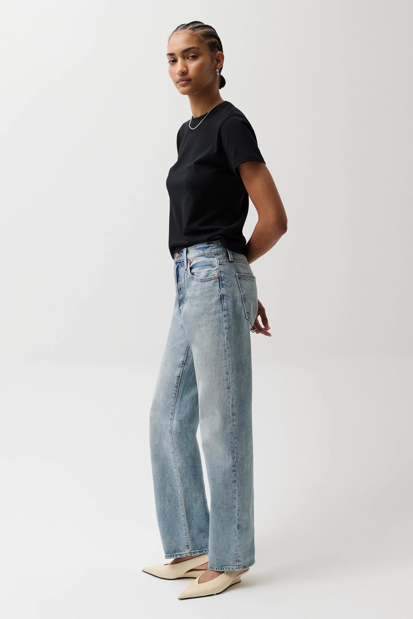 Cassie Super High Rise Straight Jean - Bramble | Pistola Denim
