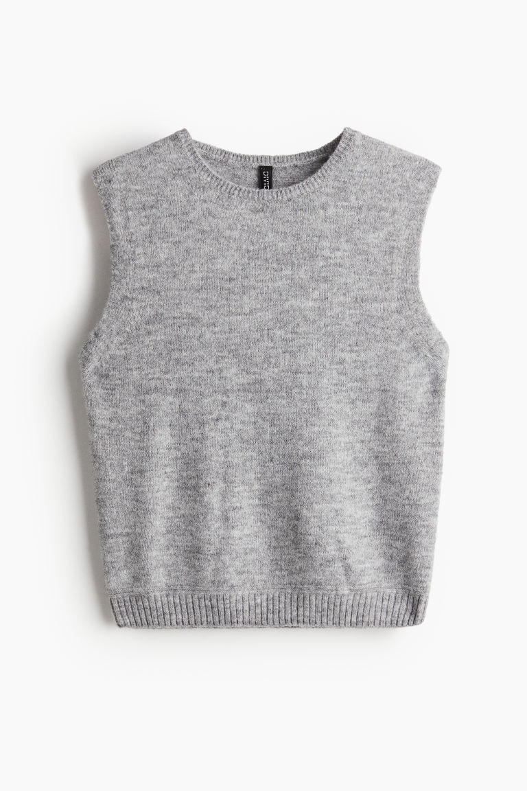 H & M - Sweater Vest - Gray | H&M (US + CA)