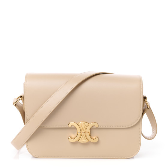 Shiny Calfskin Medium Triomphe Nude | FASHIONPHILE (US)