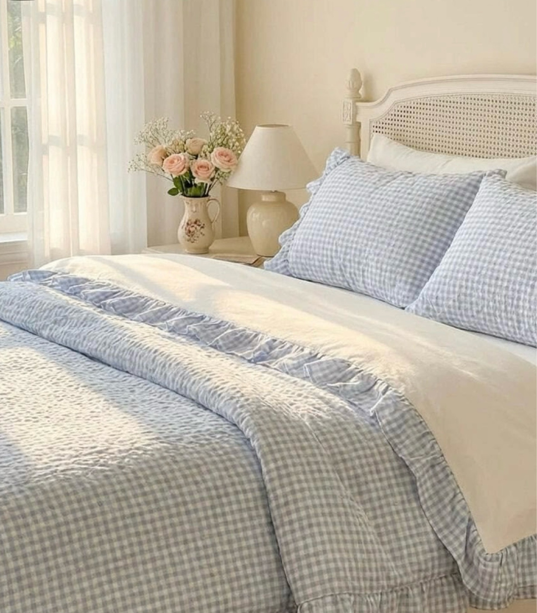 Loving these @TJ Maxx bedding clearance picks, perfect for a spring bedroom refresh 🪴☀️

#LTKSaleAlert #LTKselfcare #LTKHome