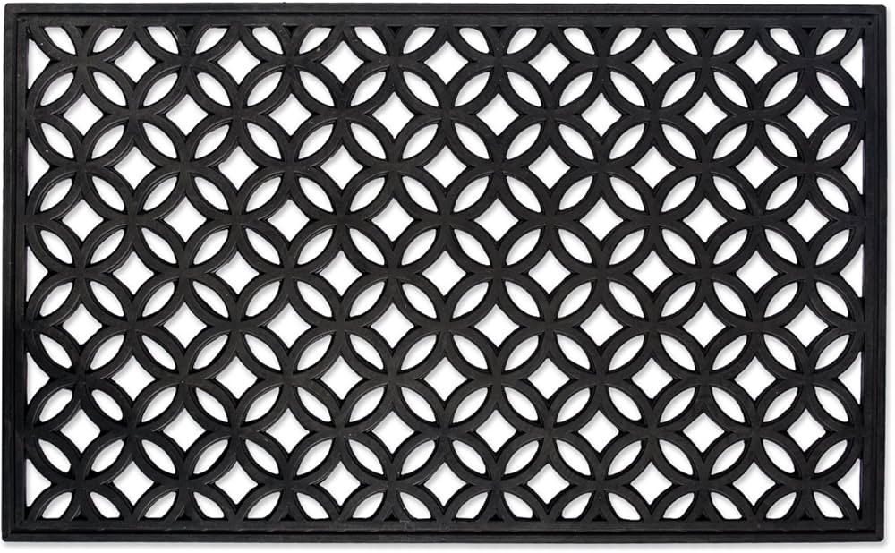 DII Rubber Doormats Collection All Weather, 18x30, Lattice | Amazon (US)