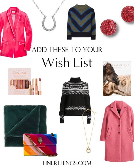 Looking for fun items to add to your wish list?

#finerafter50 #finerthingslifestyle #wishlist #giftsforher 

#LTKHoliday