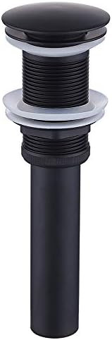 KES Bathroom Sink Drain without Overflow Vessel Sink Lavatory Vanity Pop Up Drain Stopper Matte B... | Amazon (US)